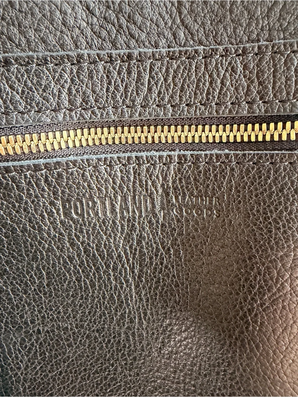 Portland Leather Pebbled Black Tote Backpack